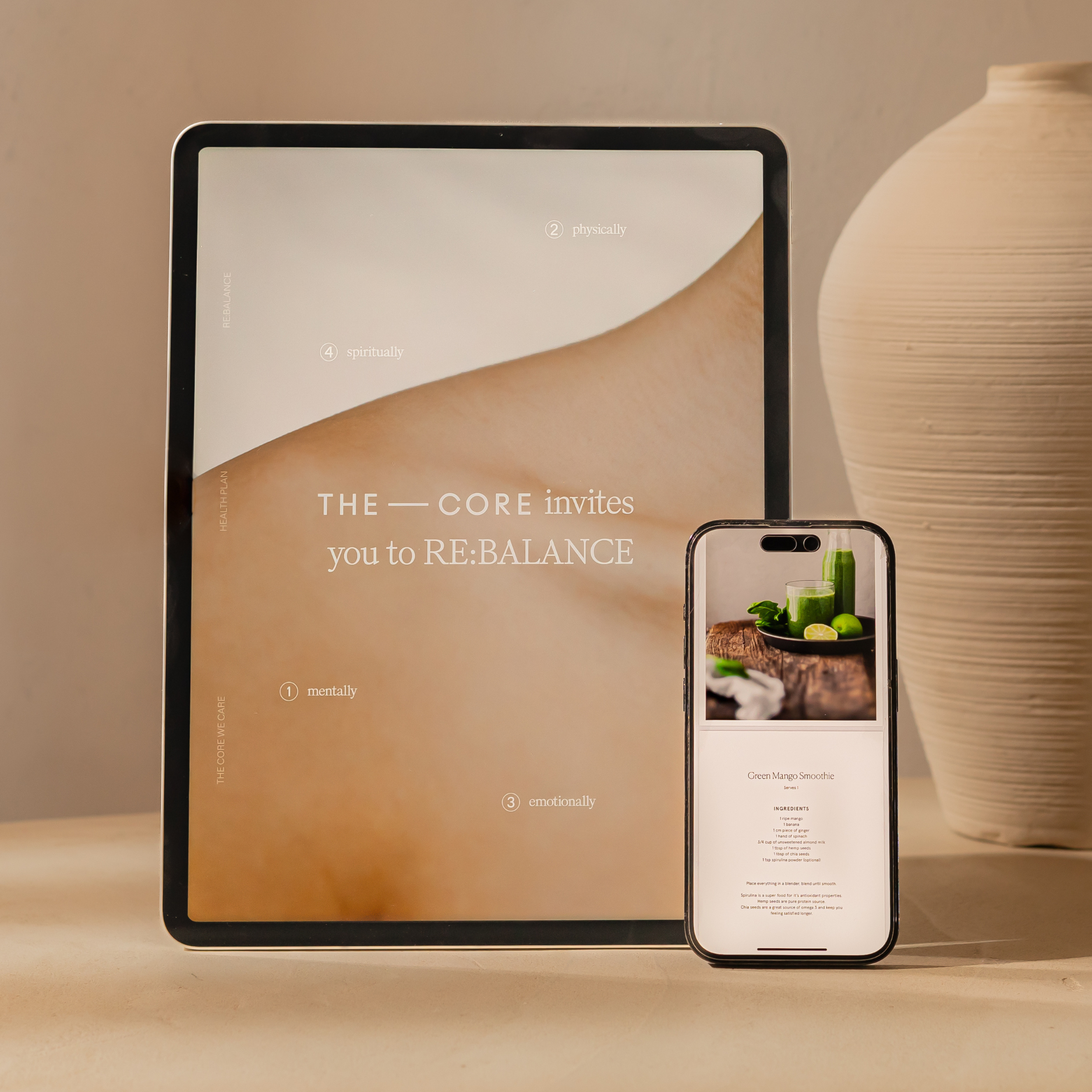 Your 12-week Health Plan - A comprehensive digital document (75+ pages) with health tips, meal plans, recipes, workouts, and integrative medicine insights. Weekly email guidance included.